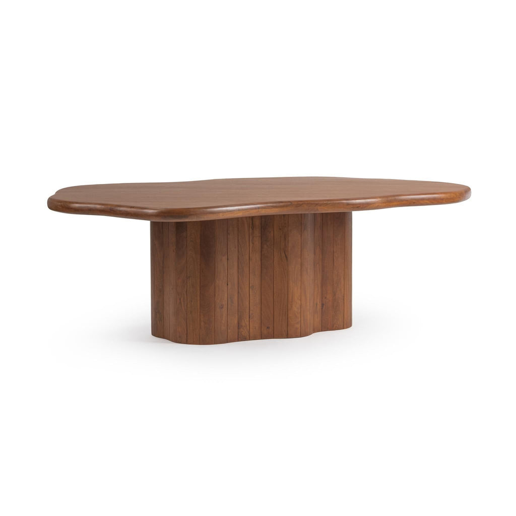 Alvaro - 94" Freeform Dining Table - Chestnut