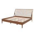 Bohemian Platform Bed With Tall Headboard