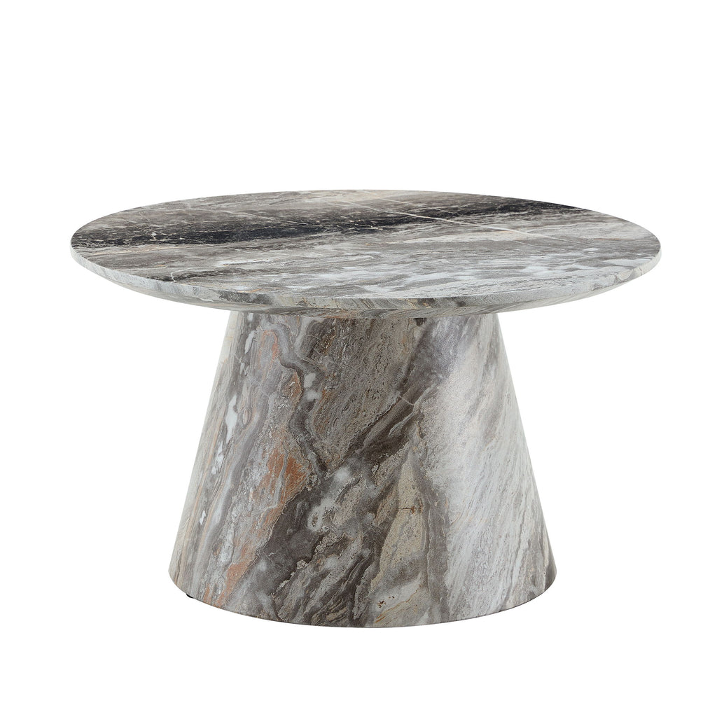 Circular Coffee Table With Adjustable Feet