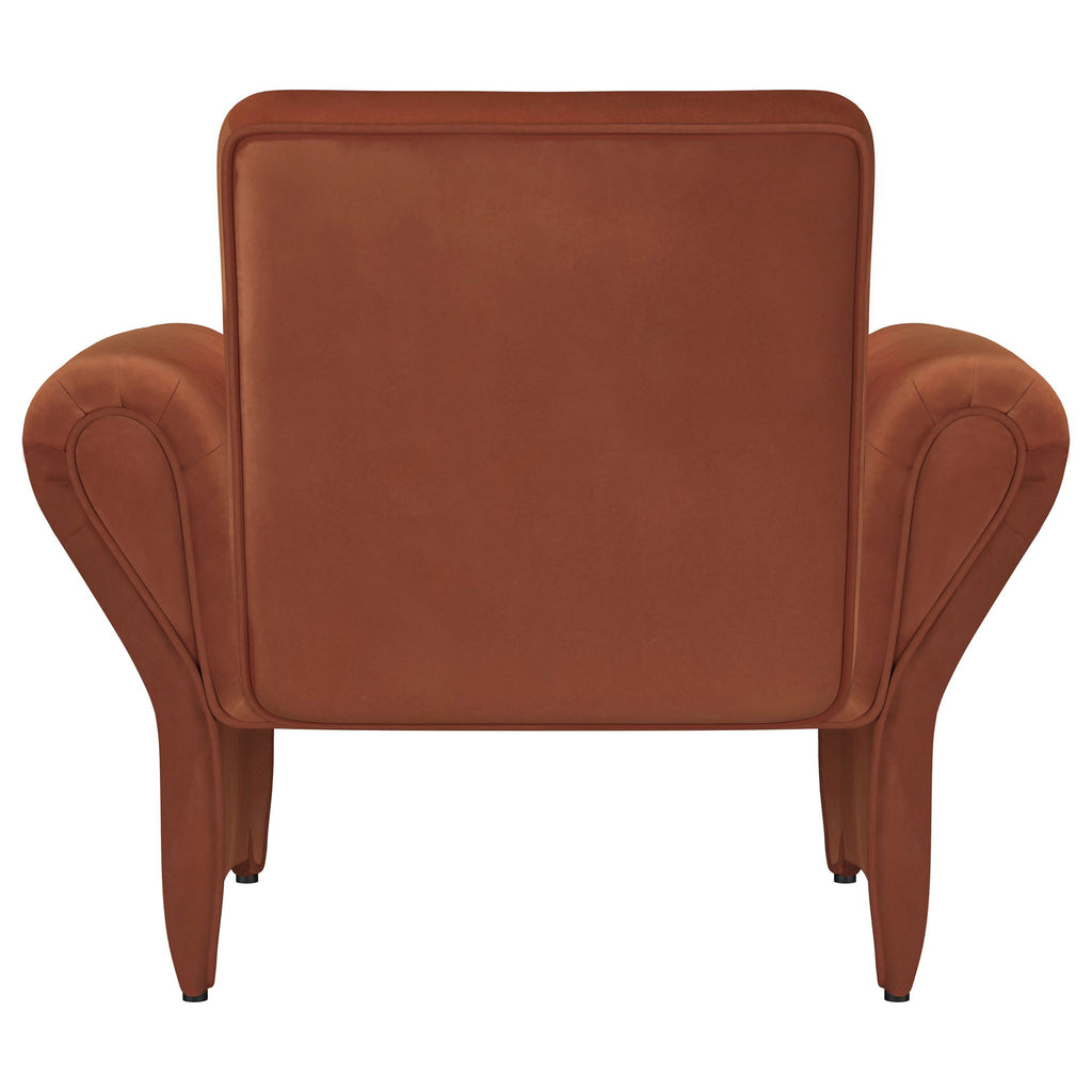 Whitney - Accent Armchair - Rusty Orange