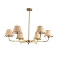 6 Lamp Chandelier - Golden