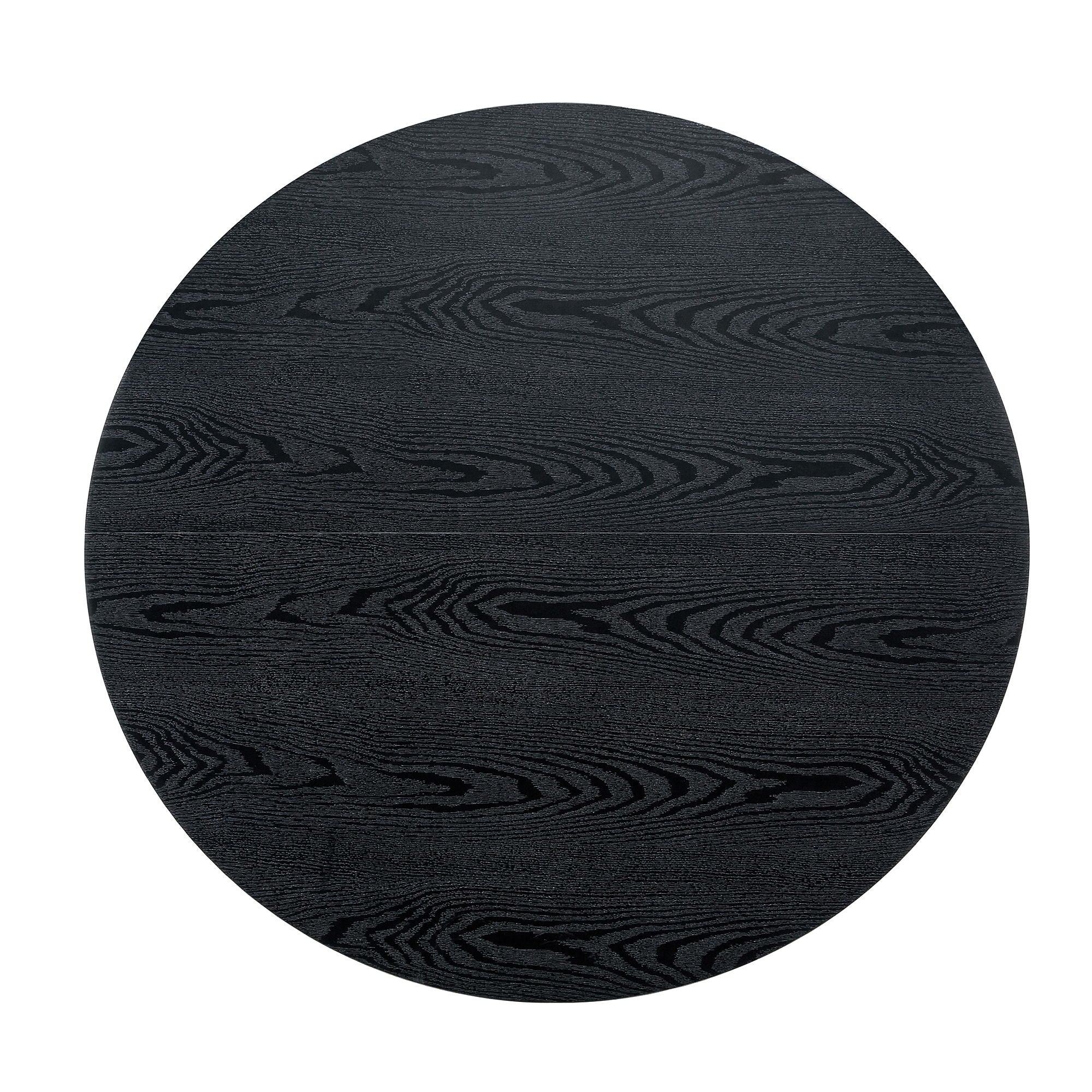 Round Dining Table With Cross Base, Modern Home Furniture