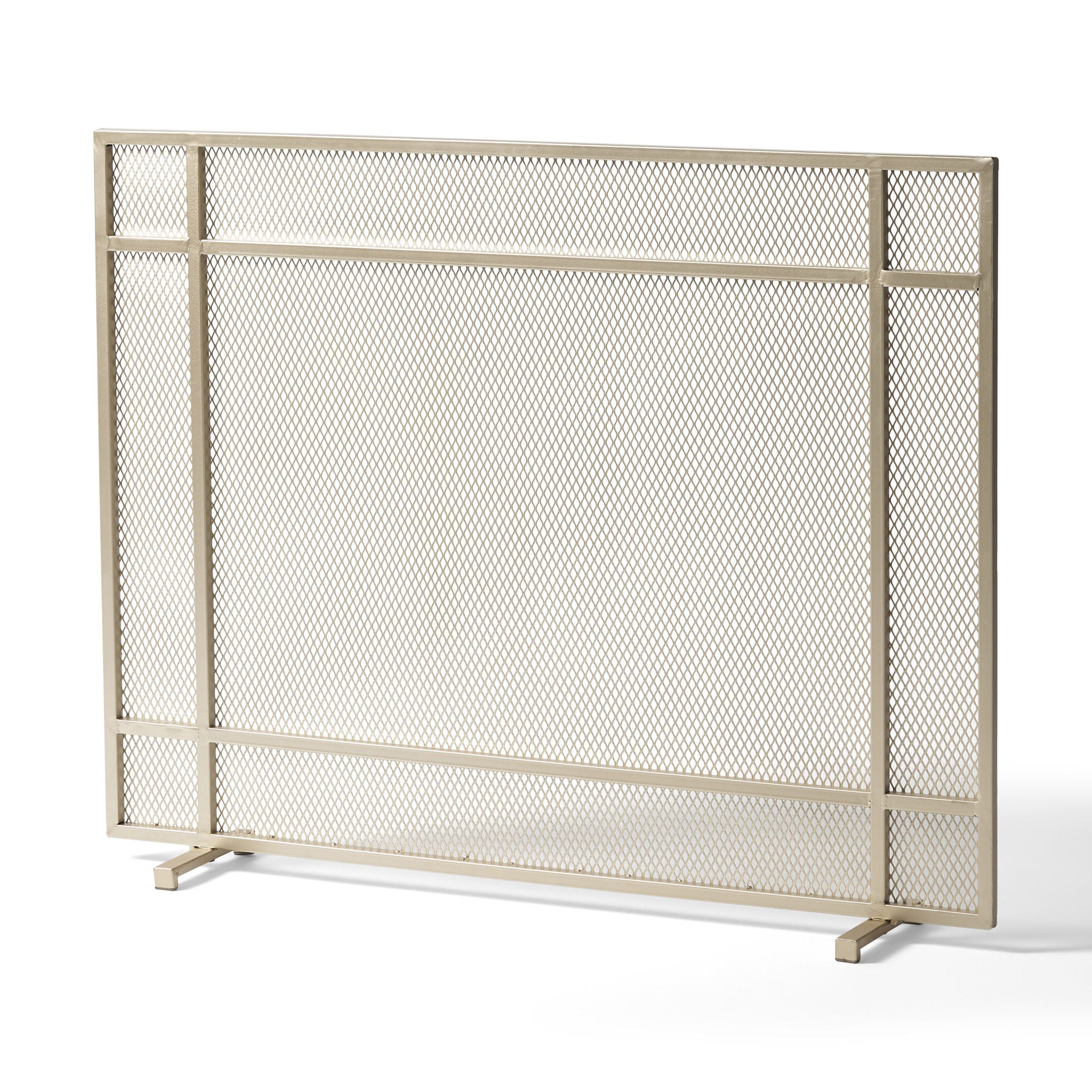 Elegant Iron Fire Screen For Fireplace Protection