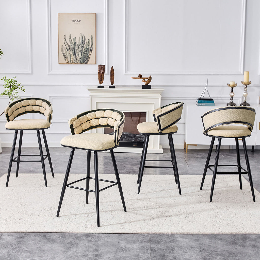 Bar Stools, Kitchen Island Counter Height Stools (Set of 2)