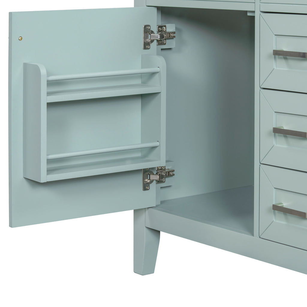 Modern Bathroom Vanity With Sink Combo, 3 Drawers