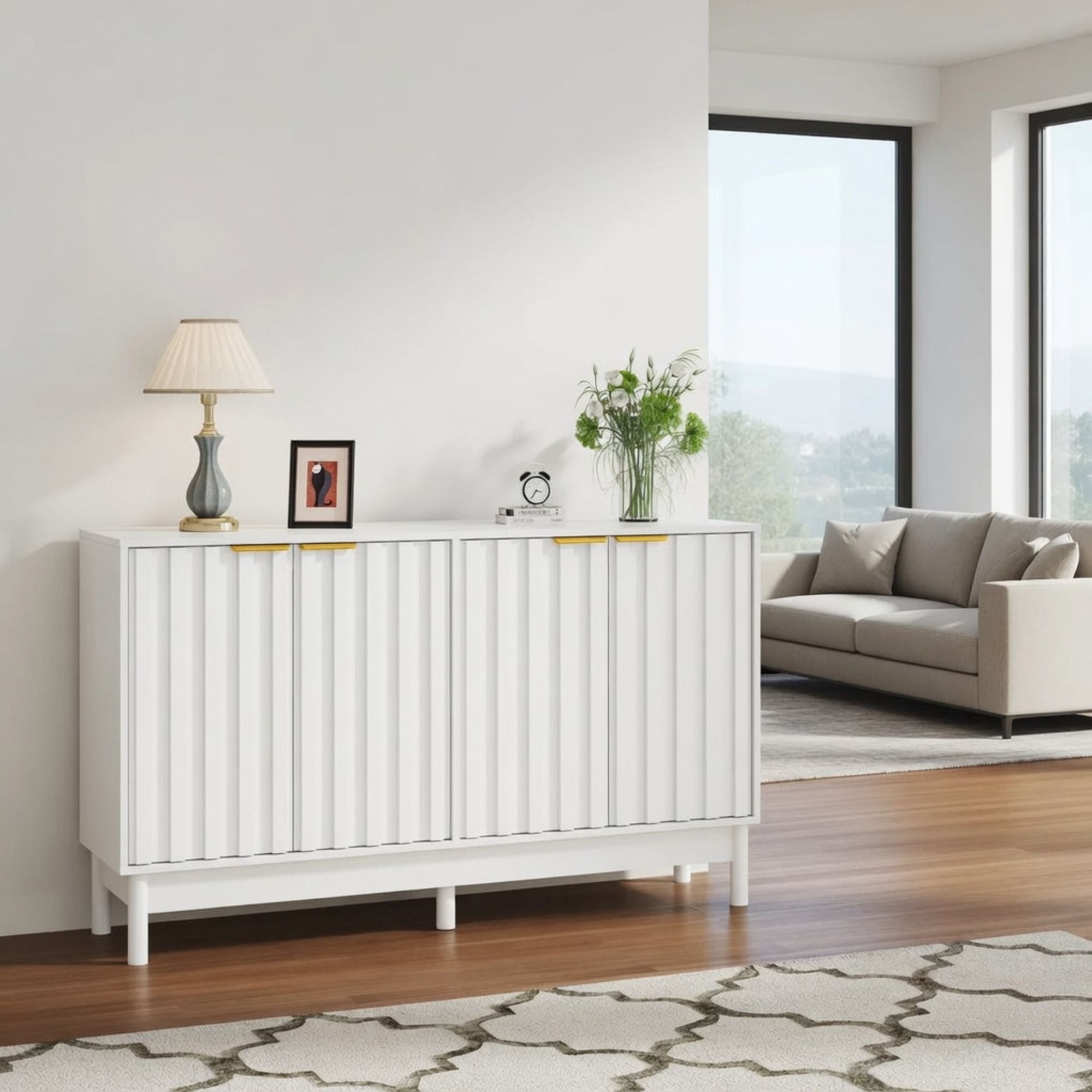 Buffet Cabinet With Adjustable Shelves