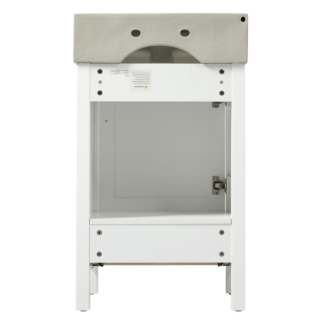 Bathroom Vanity With Sink, Frame And Drawer