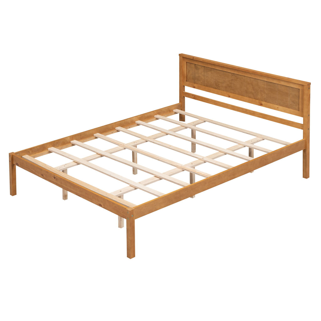 Platform Bed Frame With Headboard