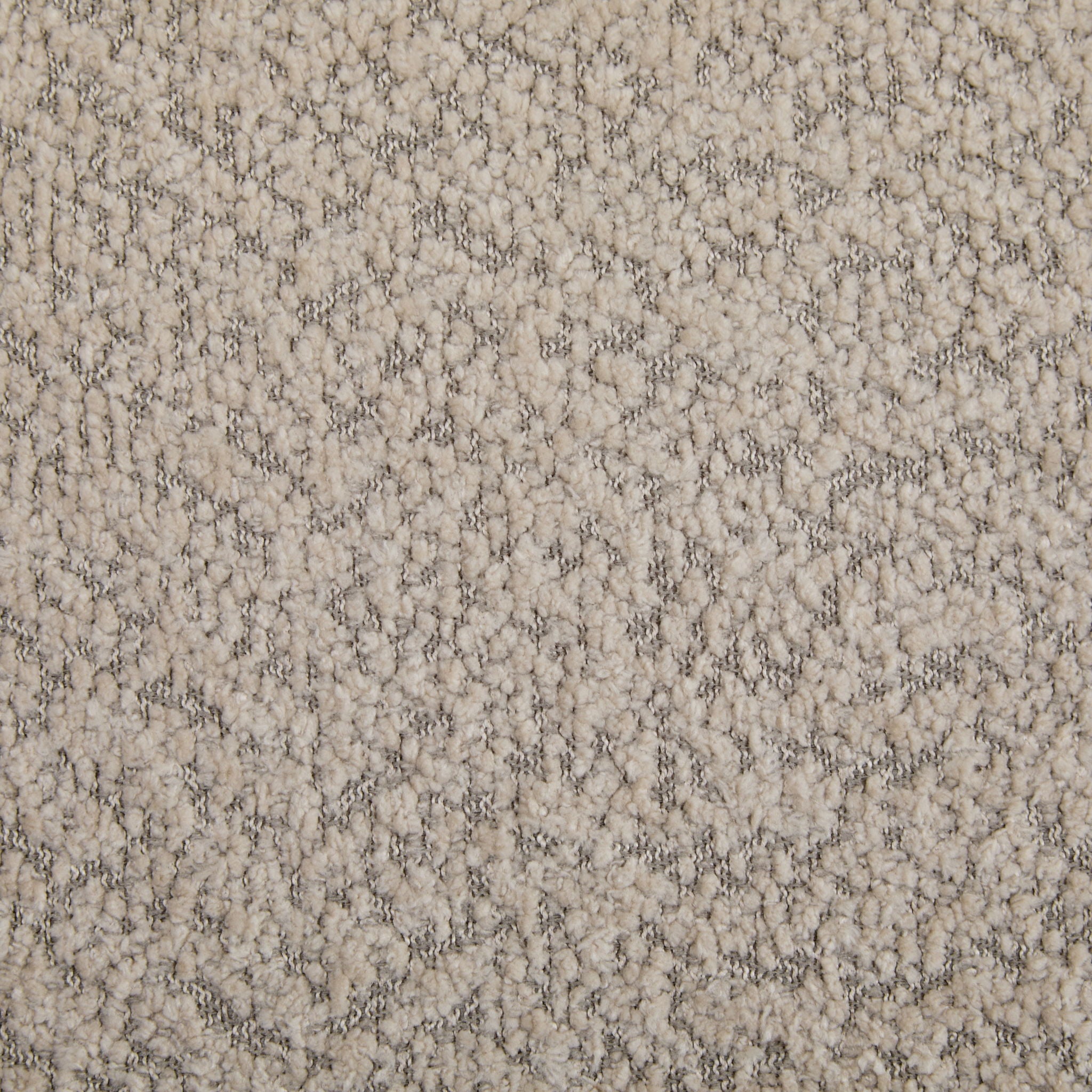 Contemporary Boucle Sherpa Sofa With Birch Wood Legs