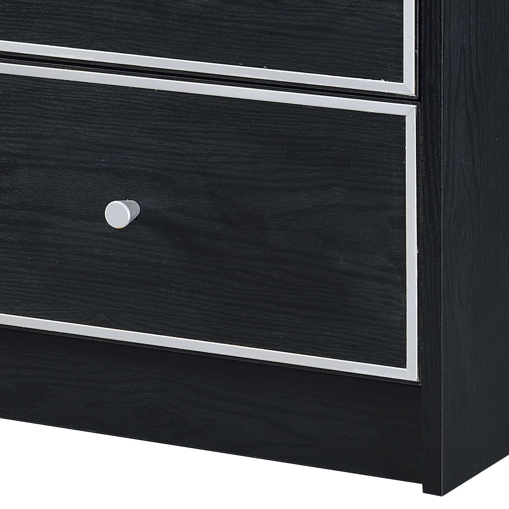 Jabir - Accent Table - Black / Silver