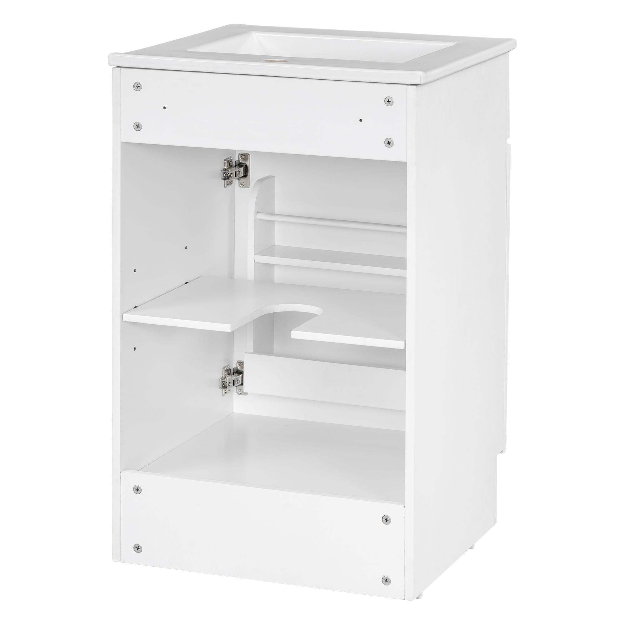 Bathroom Vanity With Sink, Cabinet With Adjustable Shelf