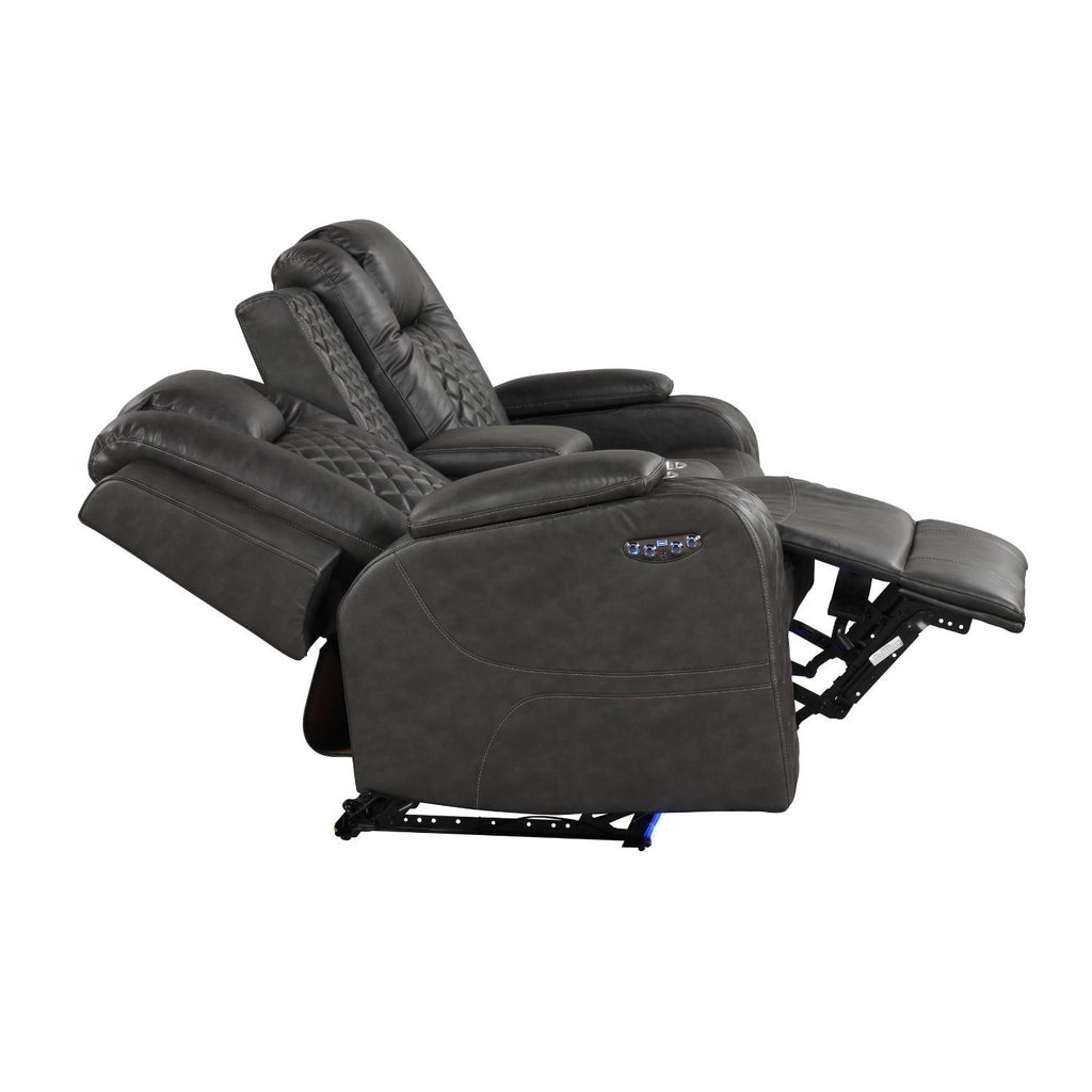 Benz - Power Recliner Set With LED Lighting And USB Charging