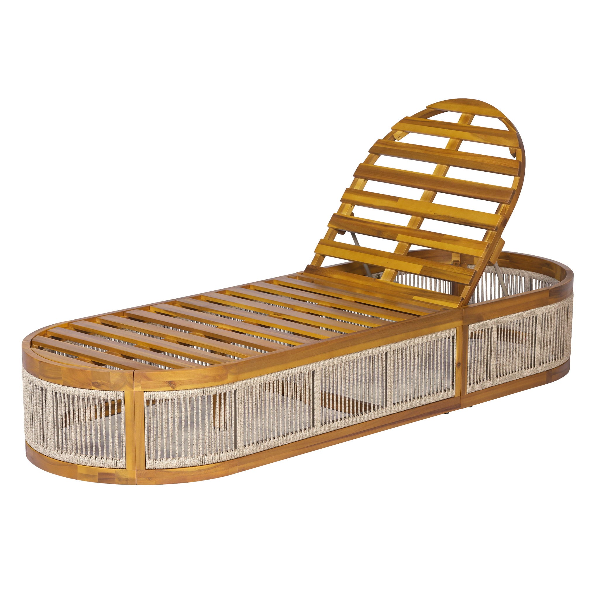Chaise Lounge Set With 3 Position Adjustable