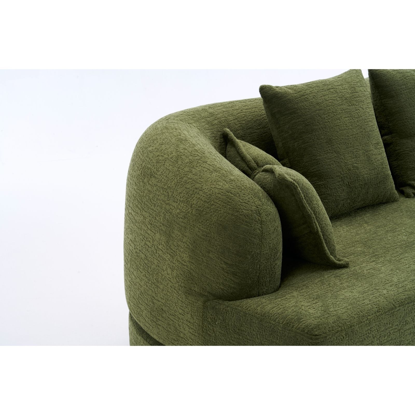 Foldable Sofa Bed, Boneless Couch Convertible Sleeper With 4 Pillows