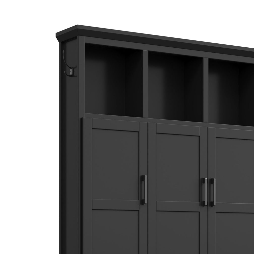 Hall Tree With 4 Hidden Cabinets