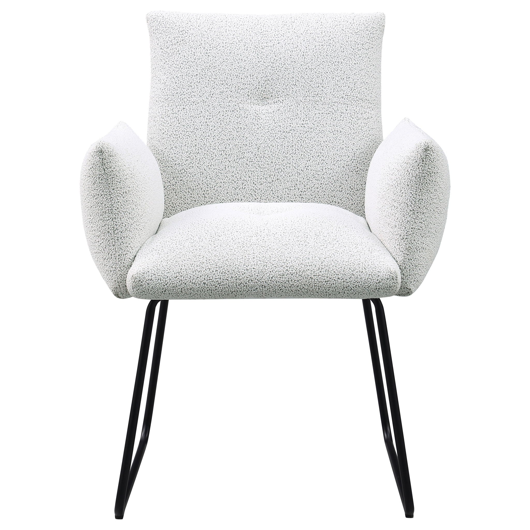 Donica - Upholstered Dining Arm Chair (Set of 2) - Light Gray