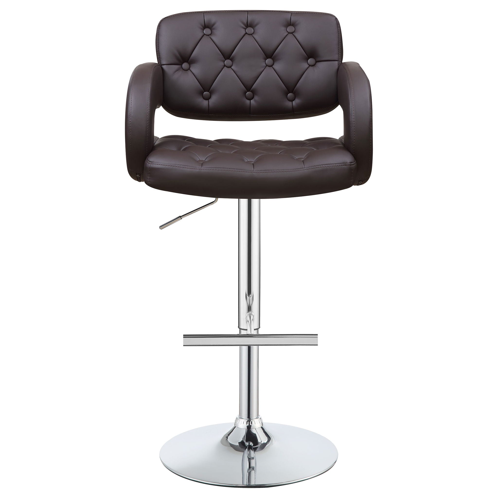 Adjustable Bar Stool With Upholstery
