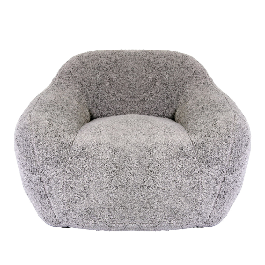 Giant Bean Bag Chair, Spacious Memory Foam With Armrests
