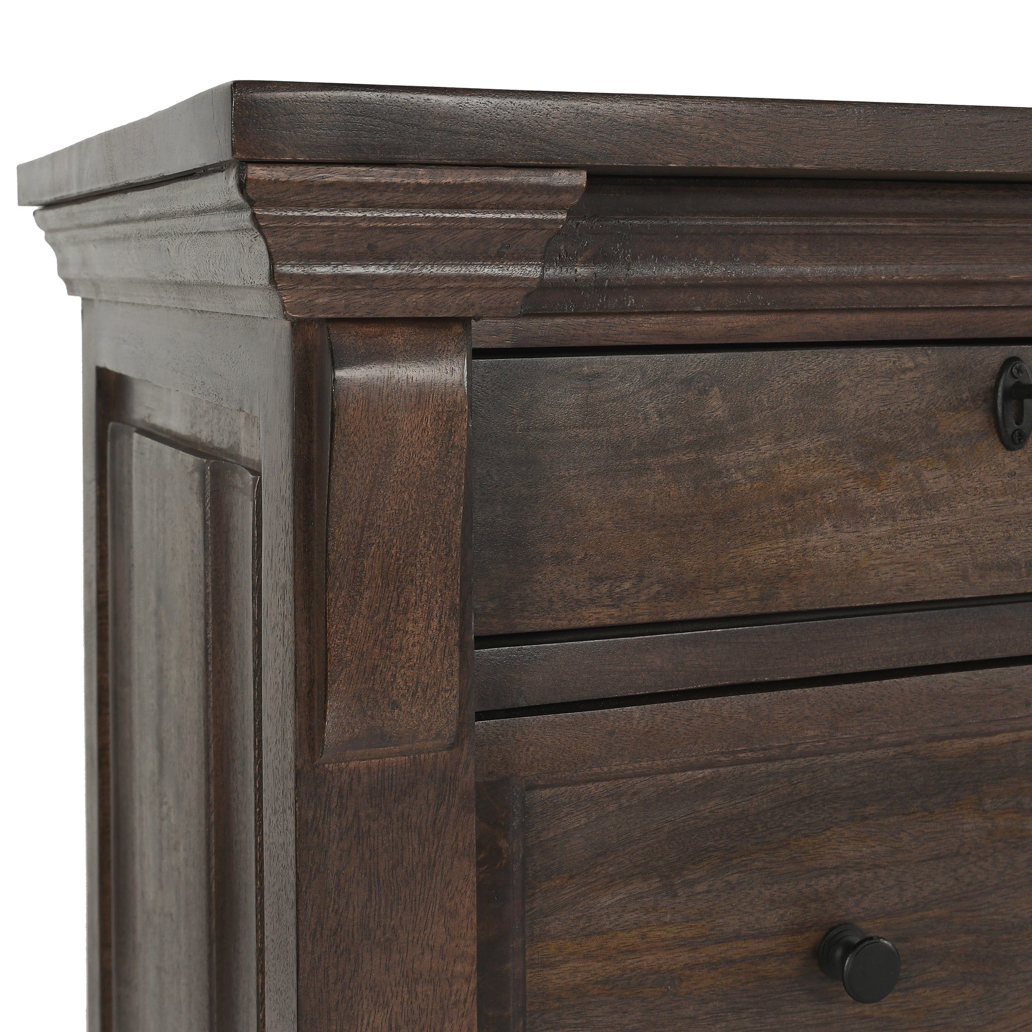 Adelaide - Wood 9 Drawer Dresser - Cocoa Brown