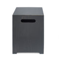 Modern Tank Holder Side Table With Powder Coated Frame