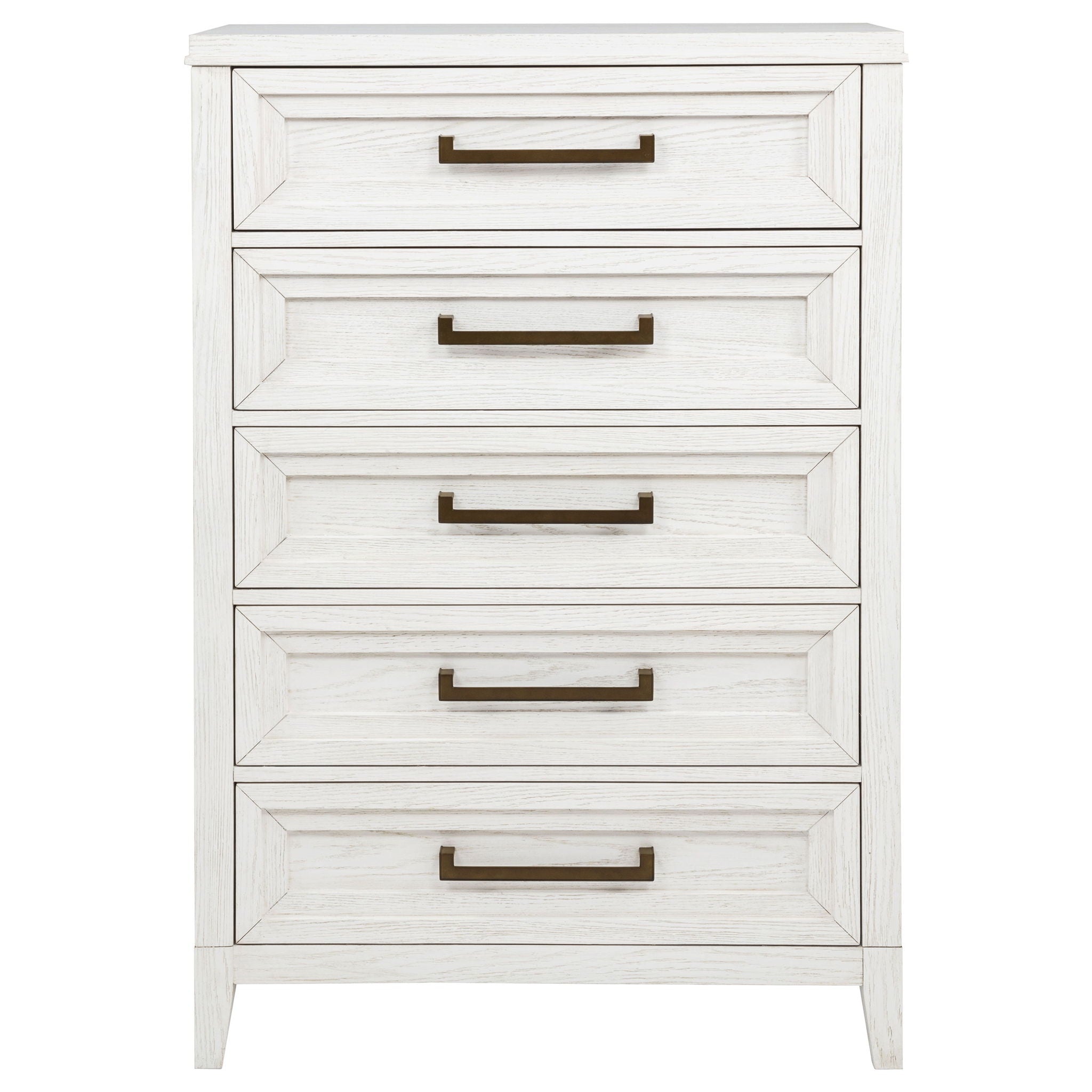 Inverness - 5 Drawer Bedroom Chest - White