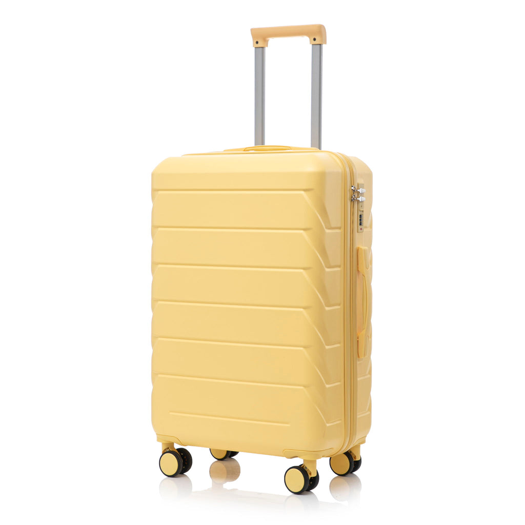3 Pieces Set 20" / 24" / 28" Spinner Wheel Luggage With Combination Lock