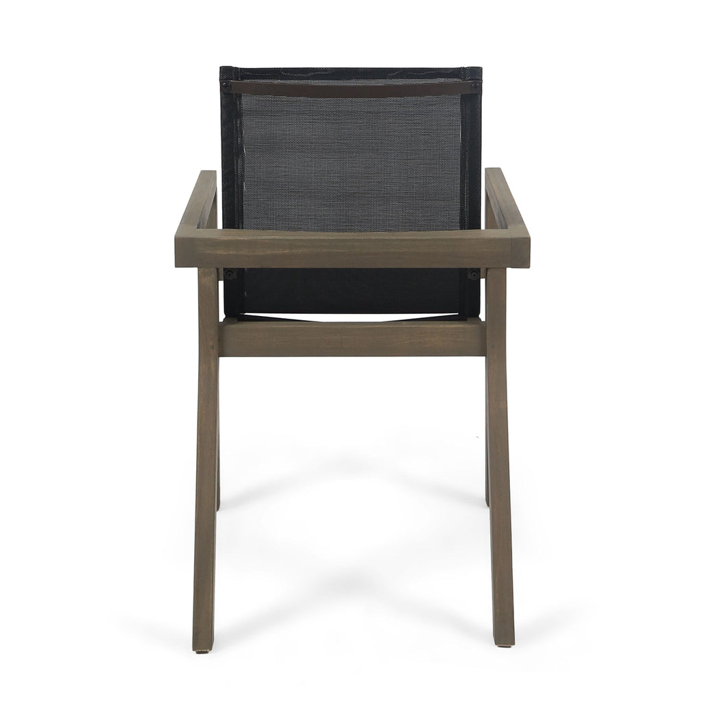 Belfast - Dining Chair With Acacia Wood Frame And Seating (Set of 2)
