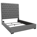 Copper - Tufted Upholstered Panel Bed