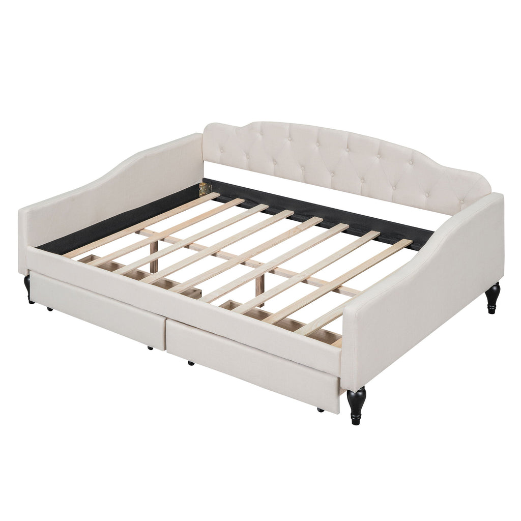 Upholstered Tufted Daybed