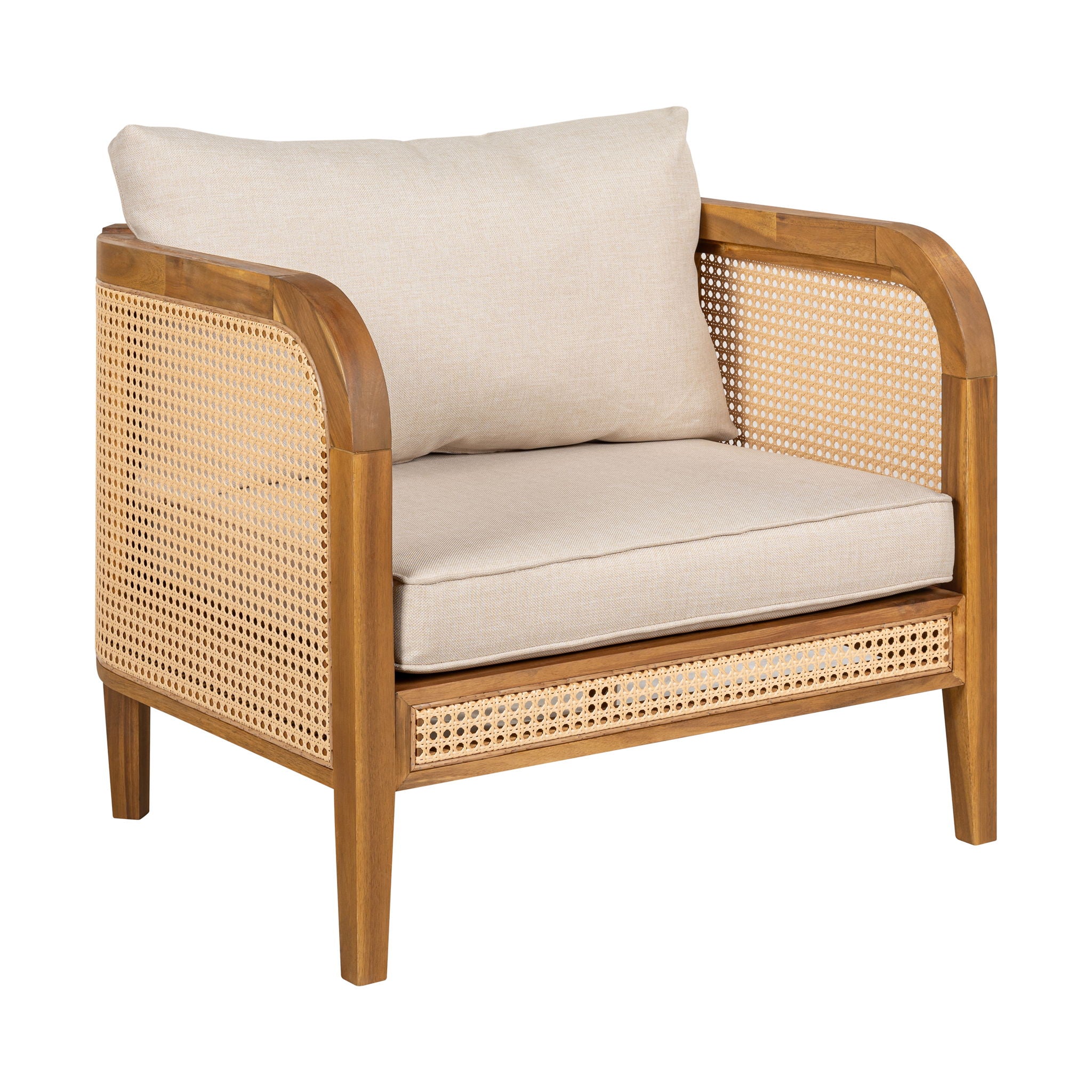 Kirkby - Bohemian Outdoor Patio Cushioned Arm Chair