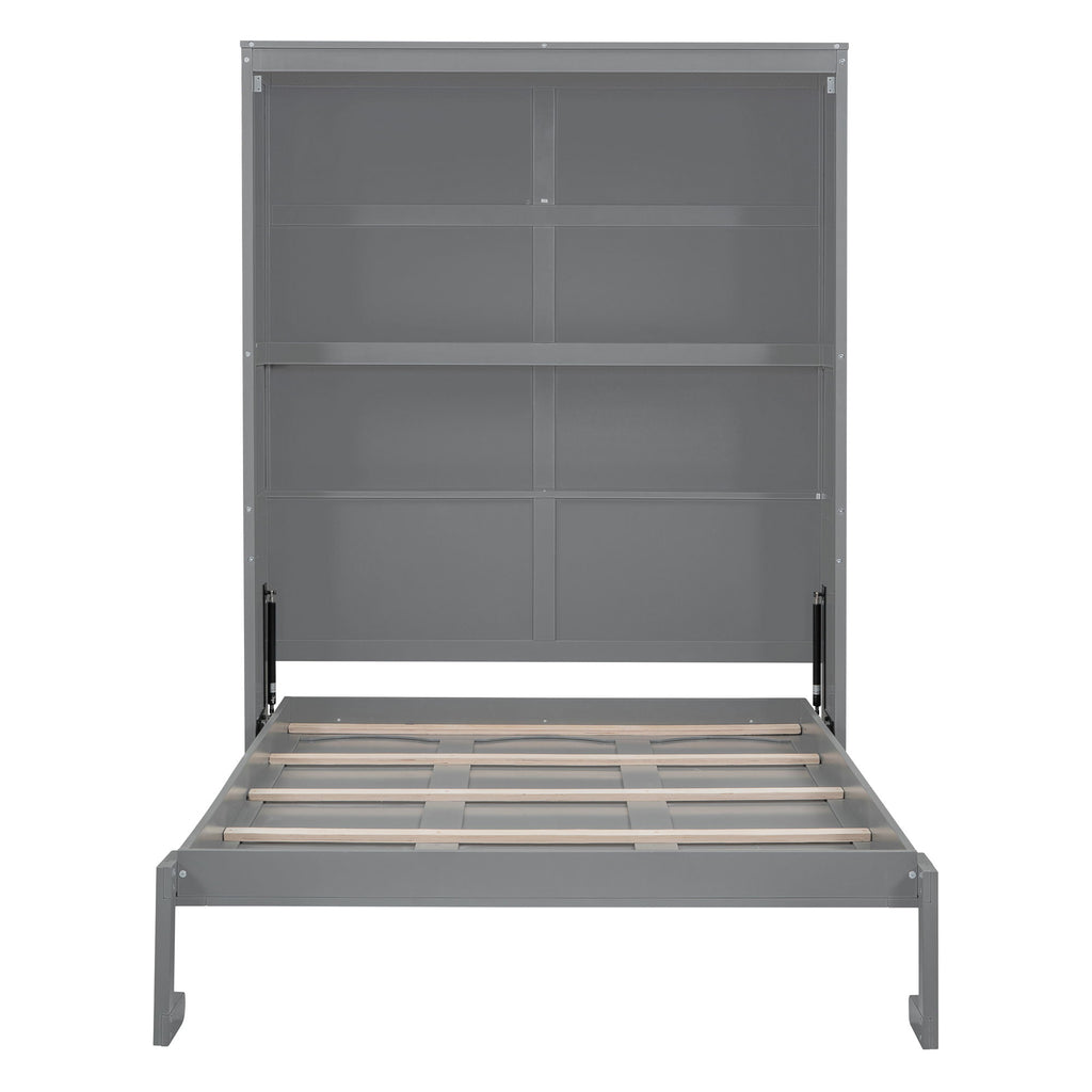 Murphy Wall Bed With Shelves, Space Saving