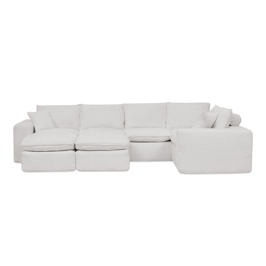 Sectional Sofa With Moveable Ottoman