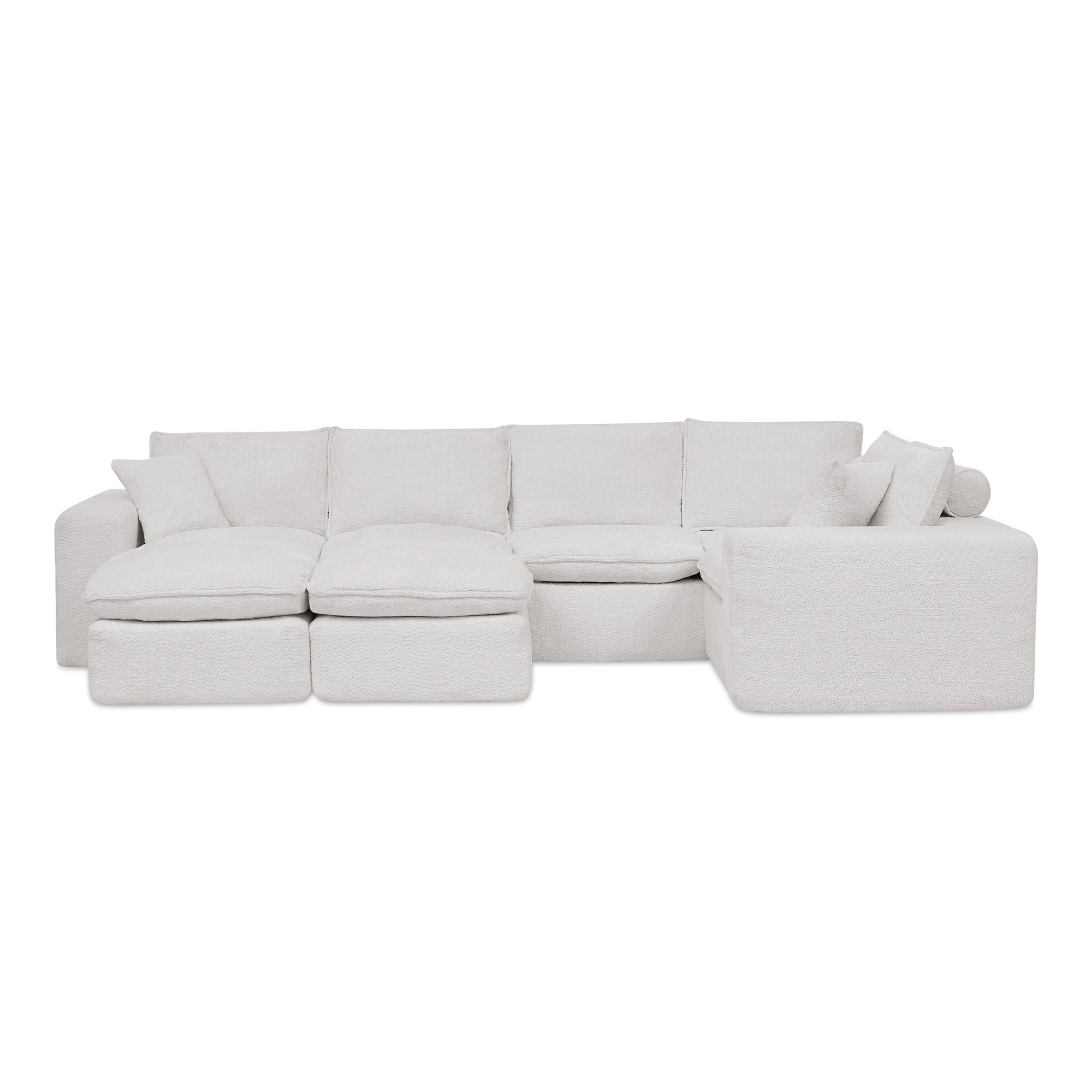 Sectional Sofa With Moveable Ottoman