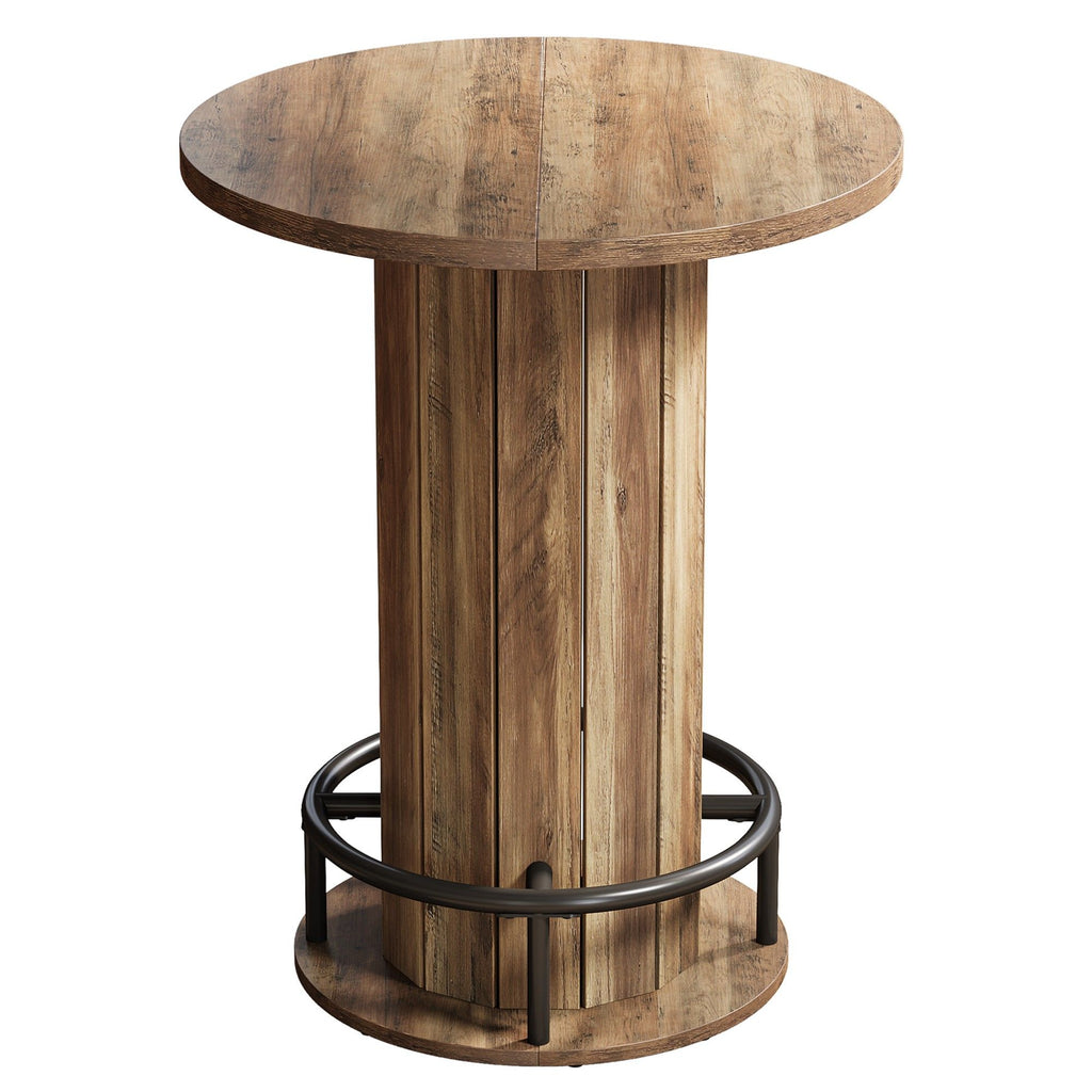 Pub Bistro Table - Rustic Brown