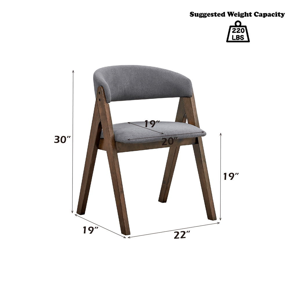 Keiki - Side Chair (Set of 2) - Walnut