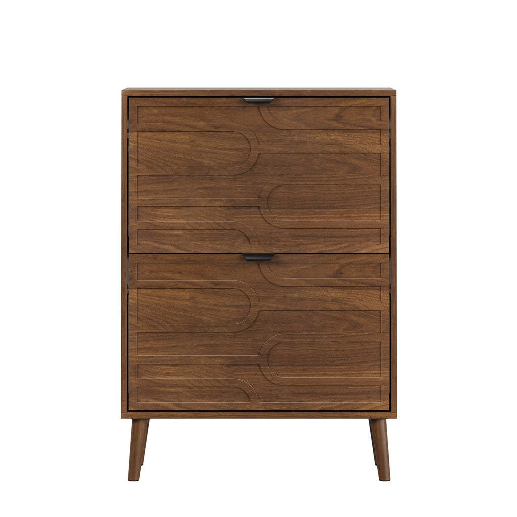 Medieval - Independent Shoe Cabinet With 2 Flip Drawers