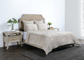 Bari - Velvet Quilt - Pebble