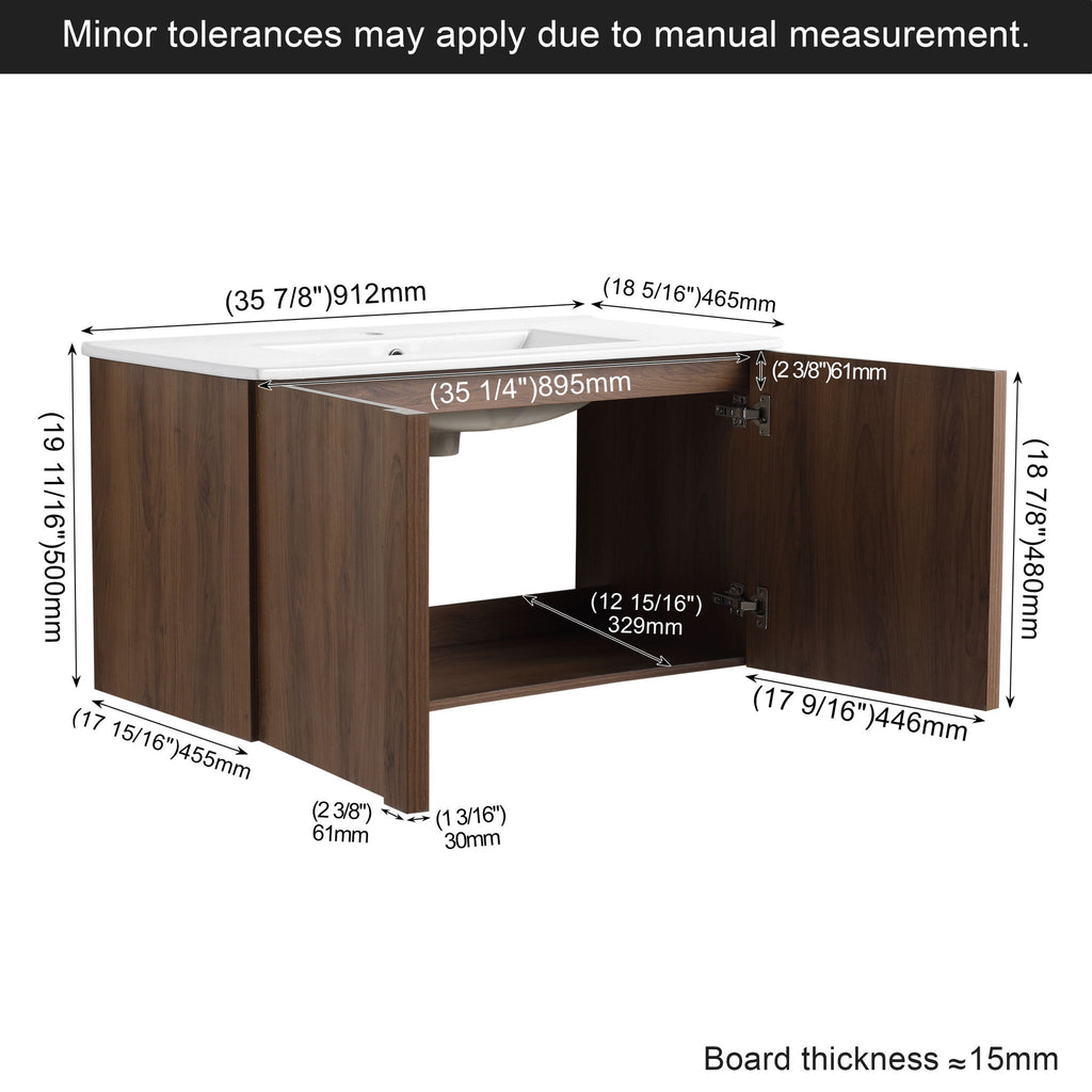 Floating Bathroom Vanity With Sink Combo
