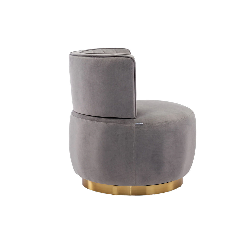 360 Degree Swivel Cuddle Barrel Accent Sofa Chair