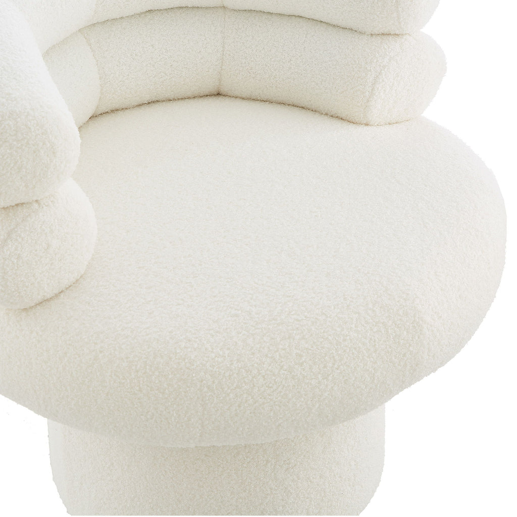 Round Swivel Accent Chair For Living Room