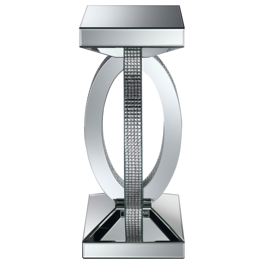Empire - Square Side End Table - Silver