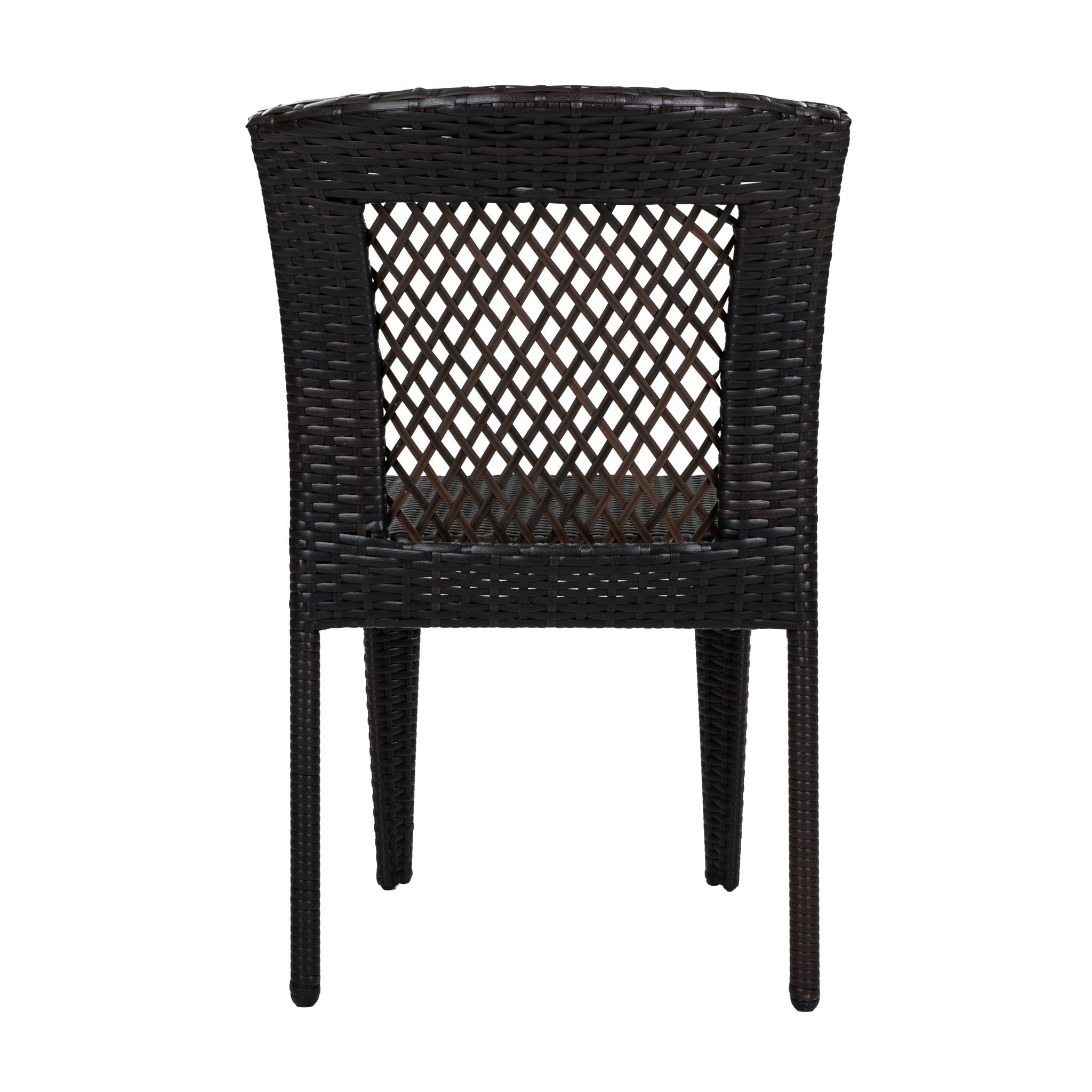 5 Piece Patio Dining Set With Chairs, Outdoor Furniture - Brown Multi / Light Teak
