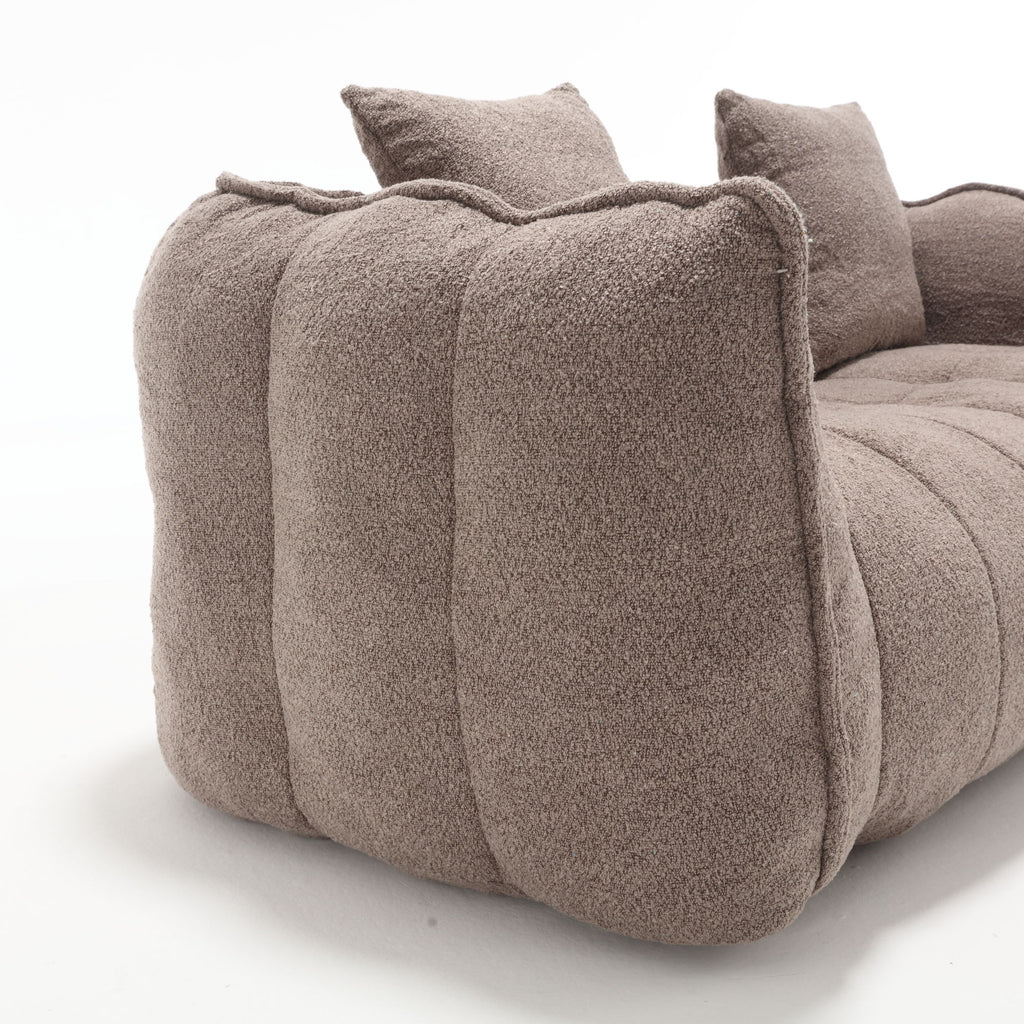 Cozy Beanbag Chair With High Resilience Foam Core For 2