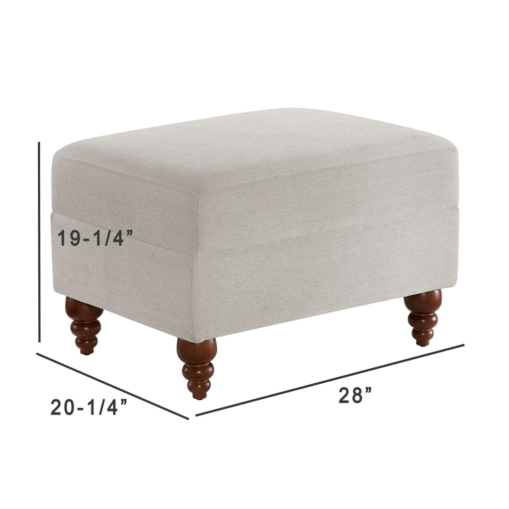 Candor - Chair And Ottoman Set - Beige