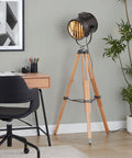 Ahoy - Industrial Floor Lamp - Natural / Antique