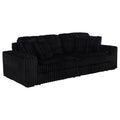 Clifford - Upholstered Dual Power Chaise Sofa - Black
