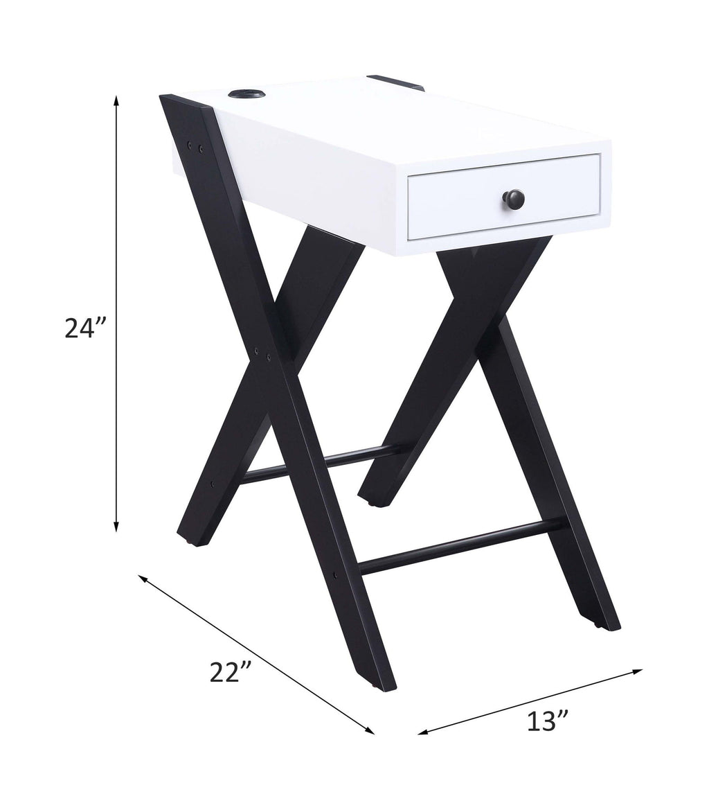 Fierce - Accent Table With Built In USB Port