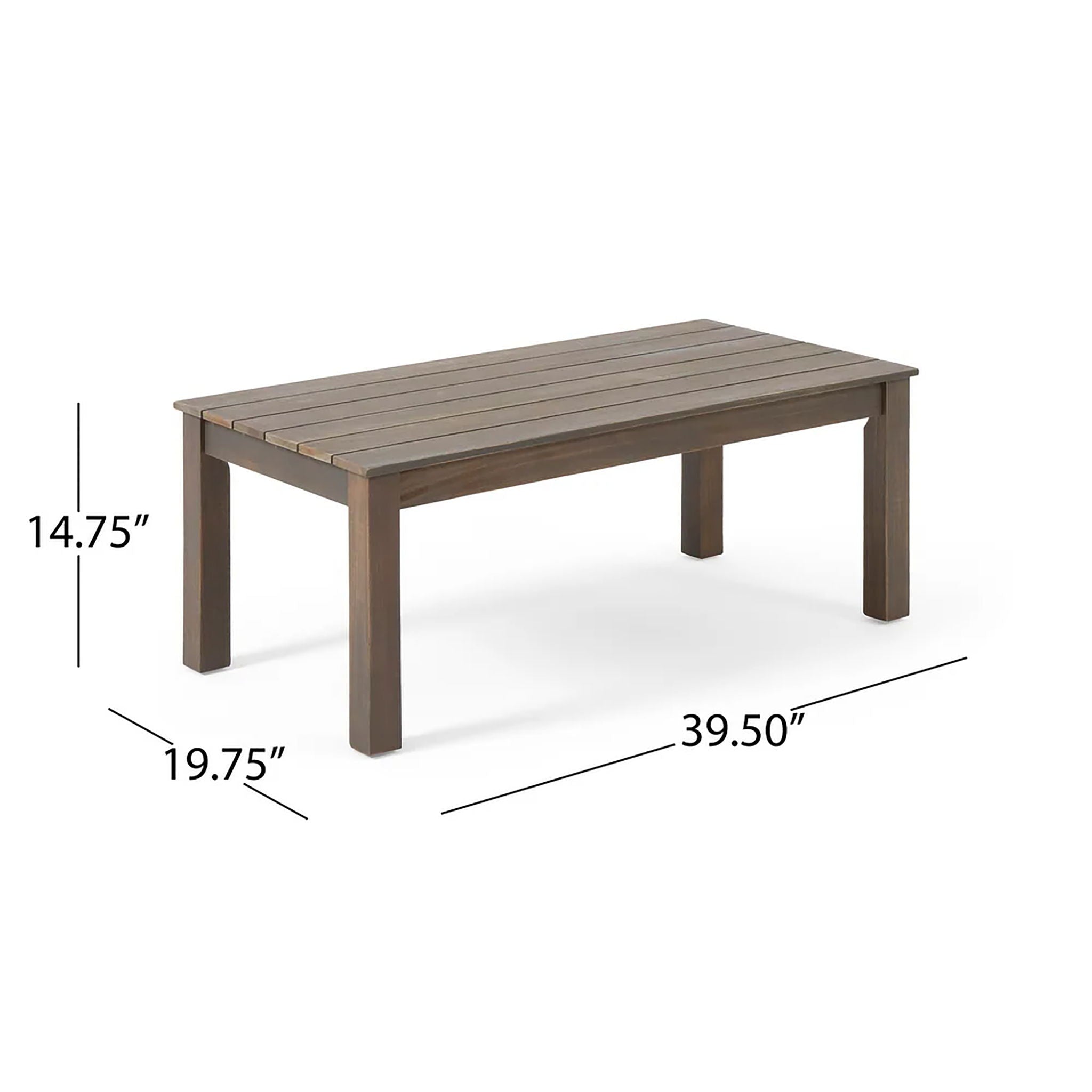 Avacyn - Outdoor Acacia Wood 4 Seater Chat Set With Cushions