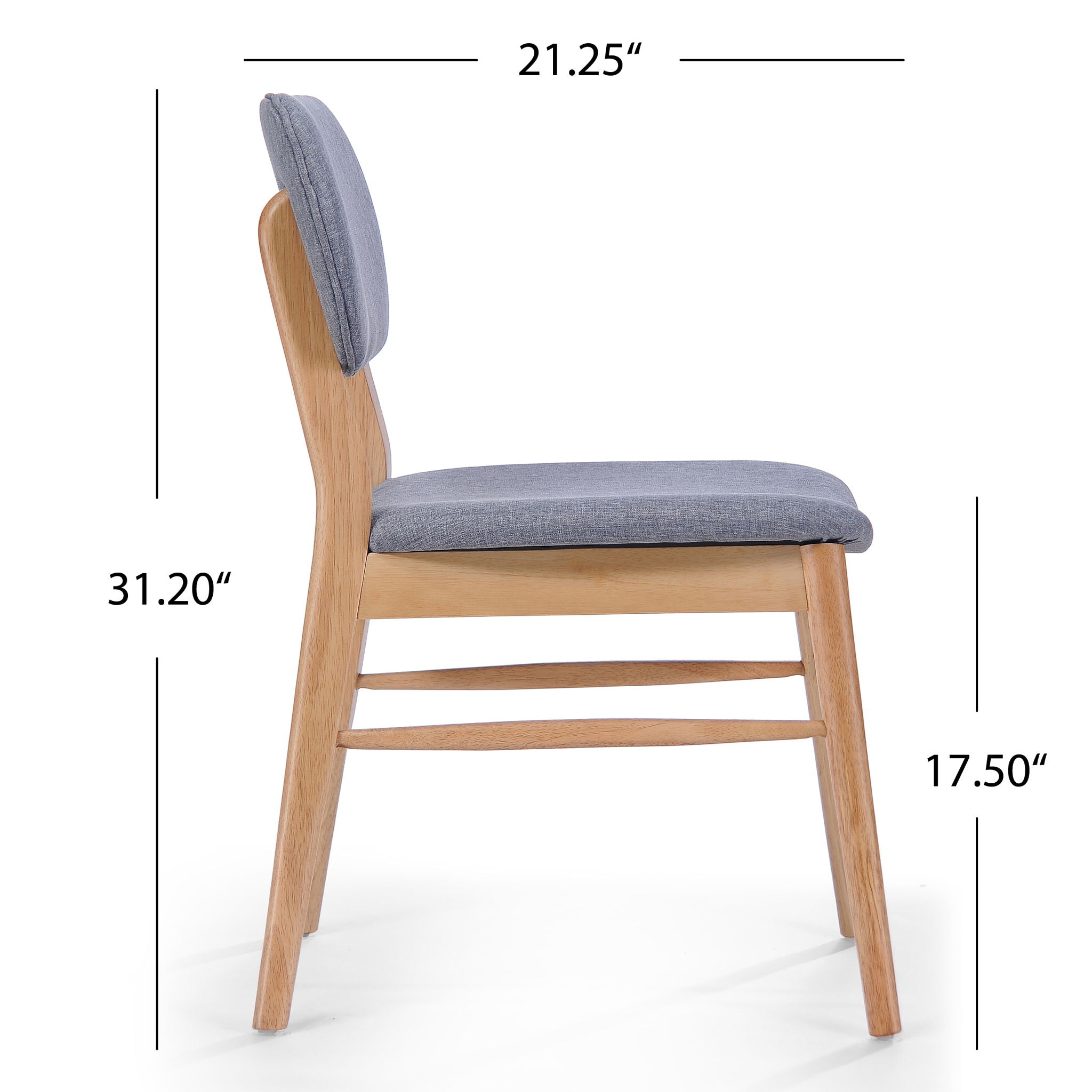 Voyager Upholstered Accent Chair With Splayed Legs And Wood Frame (Set of 2)