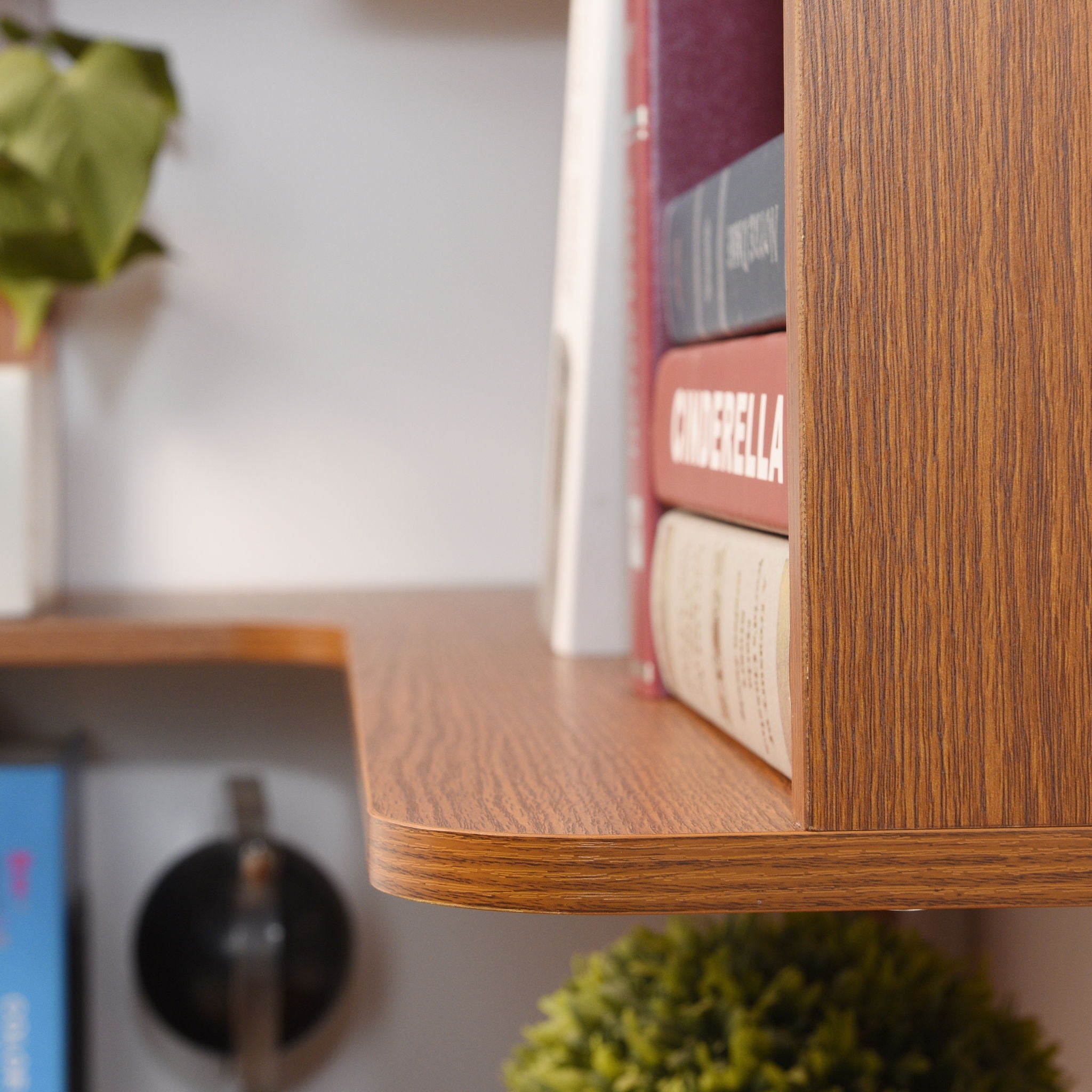L-Shaped Corner Bookshelf